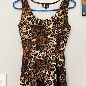 Vibe Sport Women, Dress, Animal Print, Size S